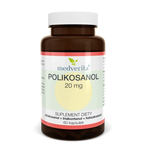 Medverita - Polikosanol 20 mg - 60 kapsułek Medverita - Polikosanol 20 mg - 60 kapsułek